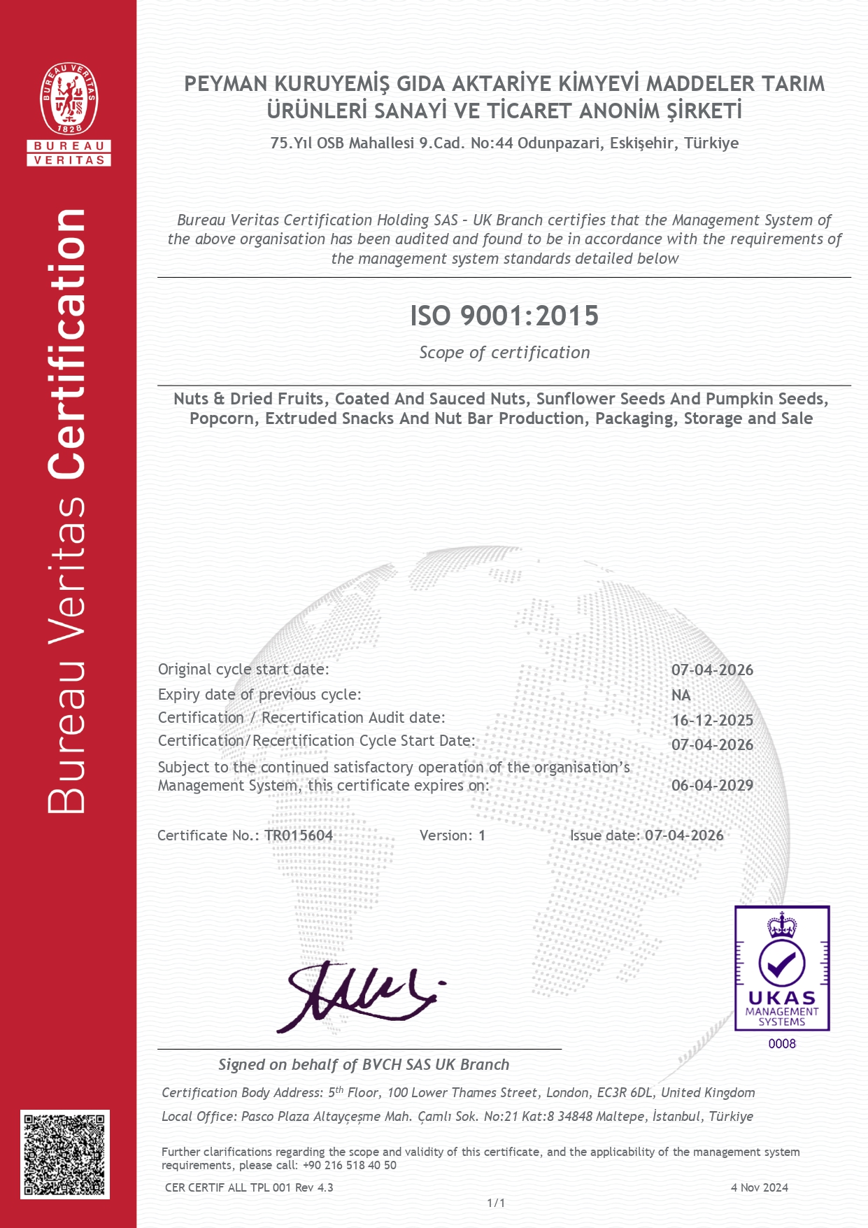 CE9 English Certificate