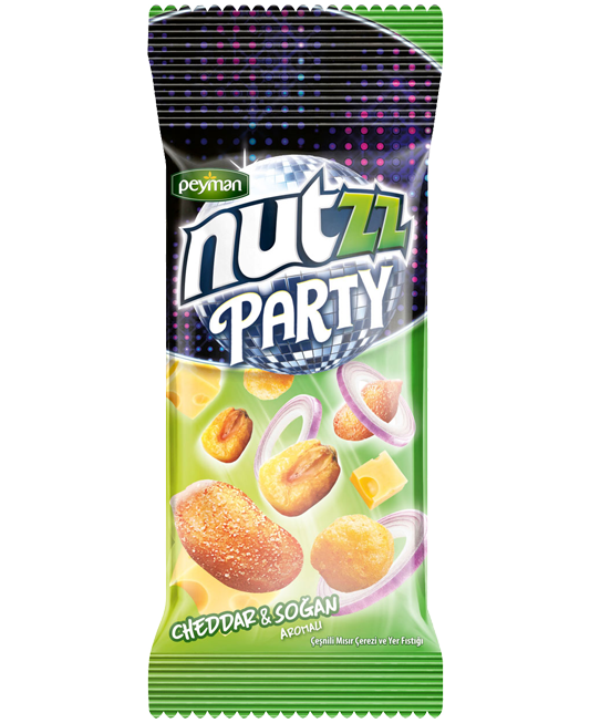 Nutzz Party Cheddar & Soğan Aromalı Shot 