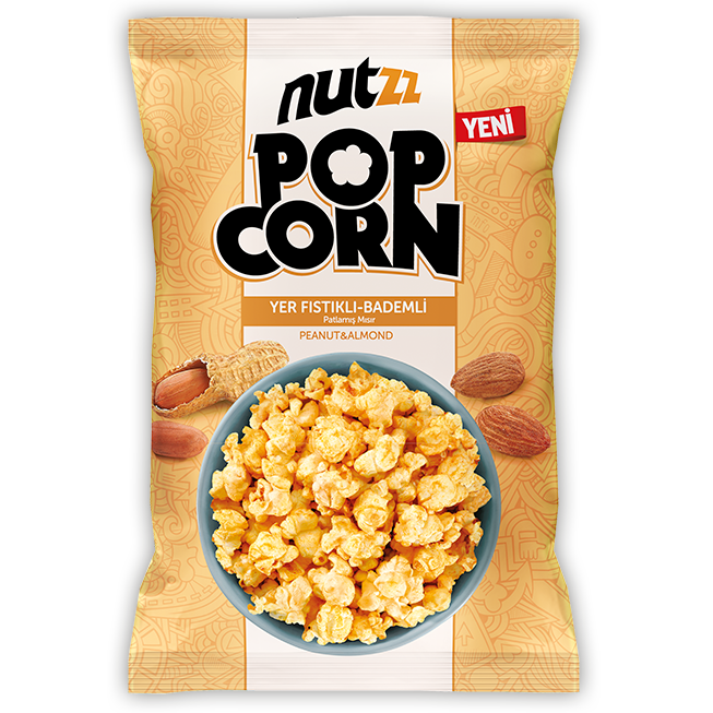 Nutzz Popcorn Yer Fıstıklı & Bademli