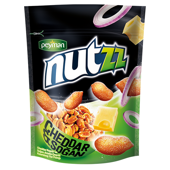 Nutzz Cheddar Soğan Kızartılmış Yer Fıstığı