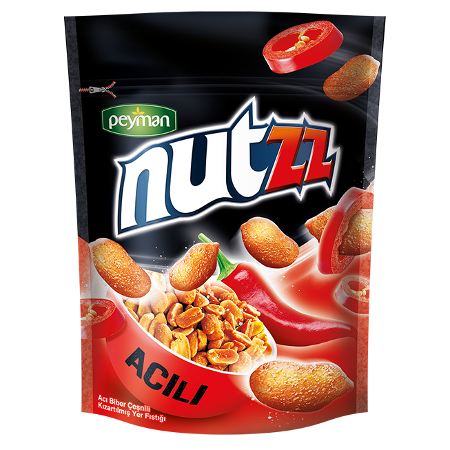 Nutzz Acı Çeşnili Kızartılmış Yer Fıstığı